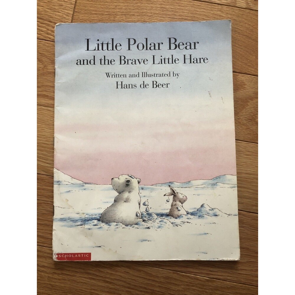 Little Polar Bear and the Brave Little Hare- Children's Paperback Vintage